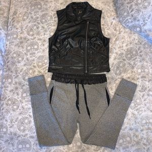 ✨Outfit! Zara joggers and vest